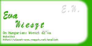 eva wieszt business card